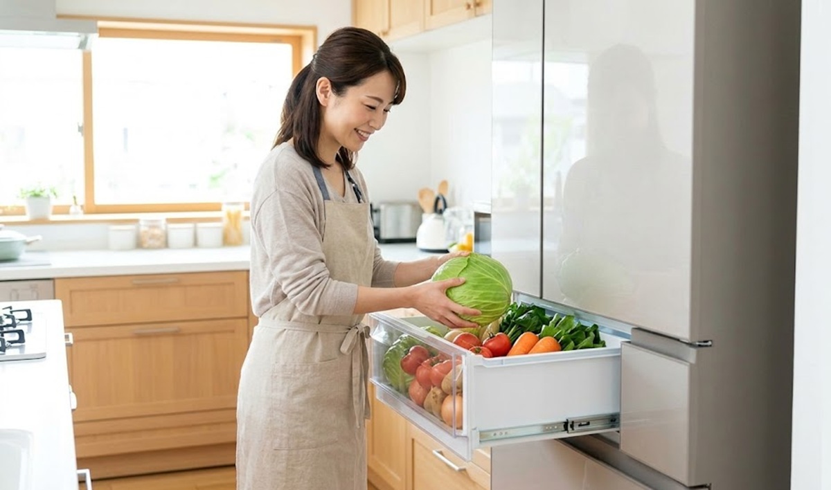料理をする人が喜ぶ野菜室が真ん中の冷蔵庫の使いやすさ